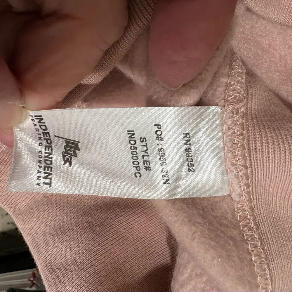 Independent Trading Company Peach Goats hooded sweatshirt